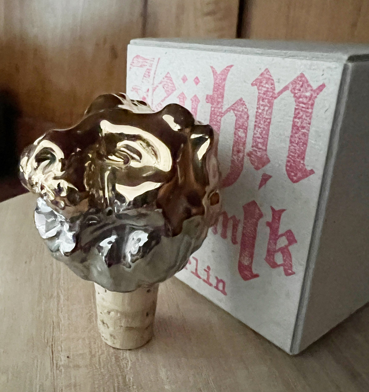 Kuhn Keramik, Berlin Bear Cork Topper - NEW