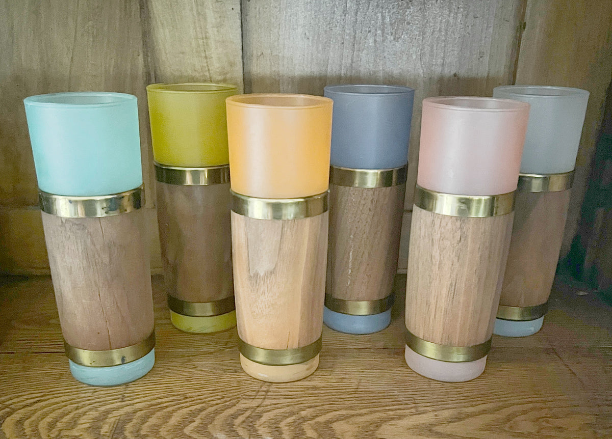 Siesta Ware Tiki Tumbler Set - 1970s