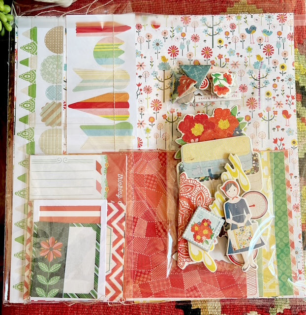 Scandi Floral: De-Stash Scrap Pack