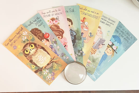 Get Well Card Set I -1950/60s