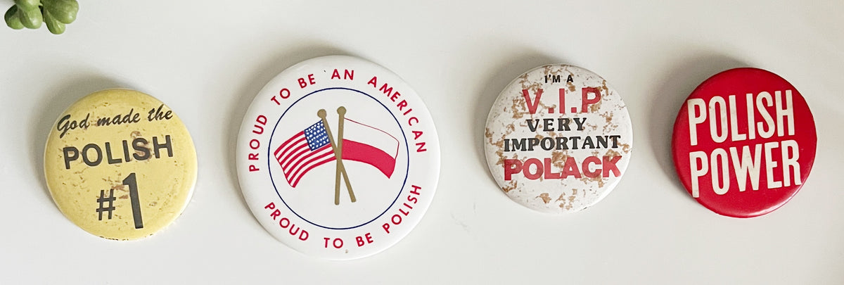 Polish Solidarity Pins Set - 1980s