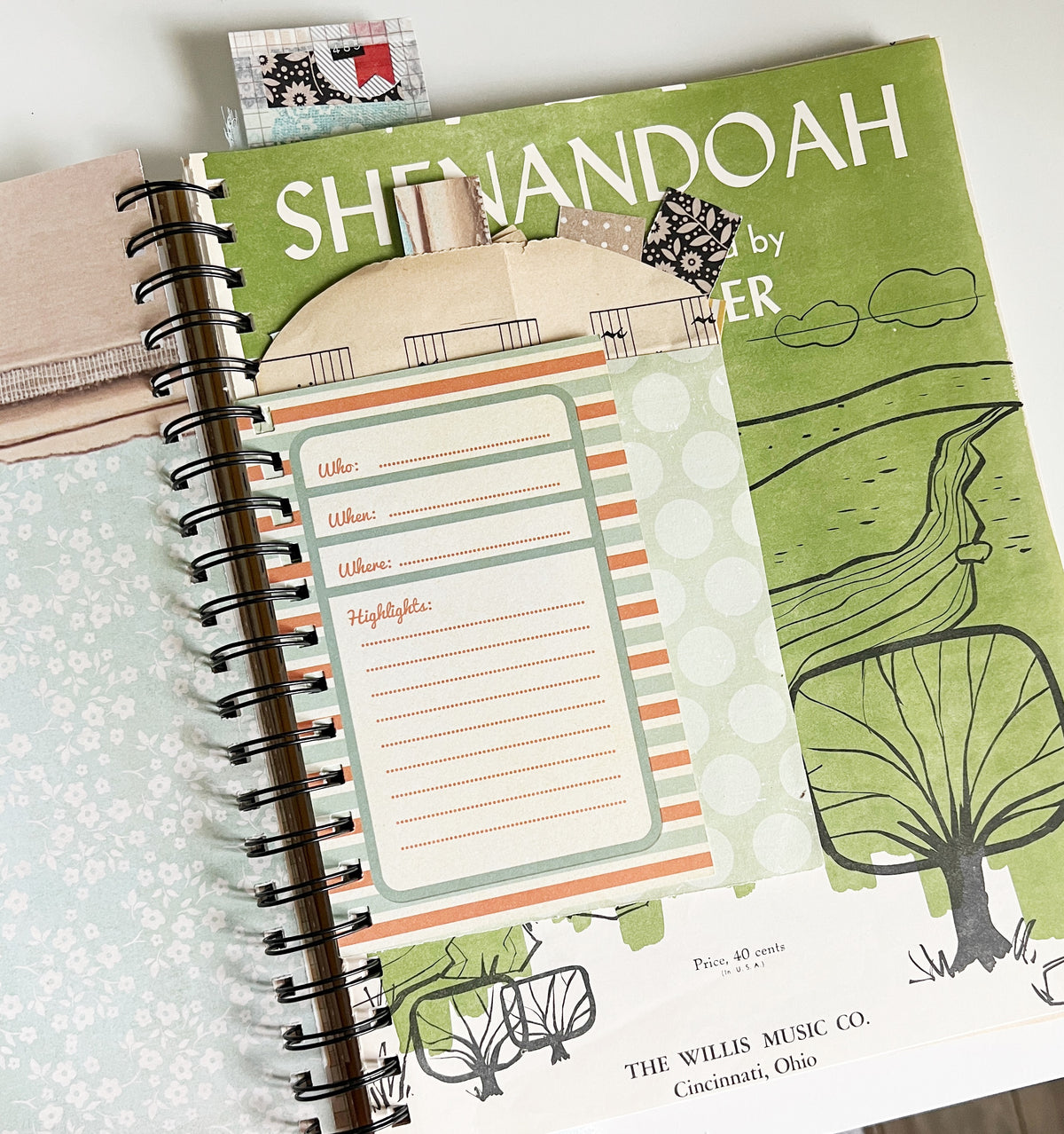 Journal -Small floral, Big Illustrations