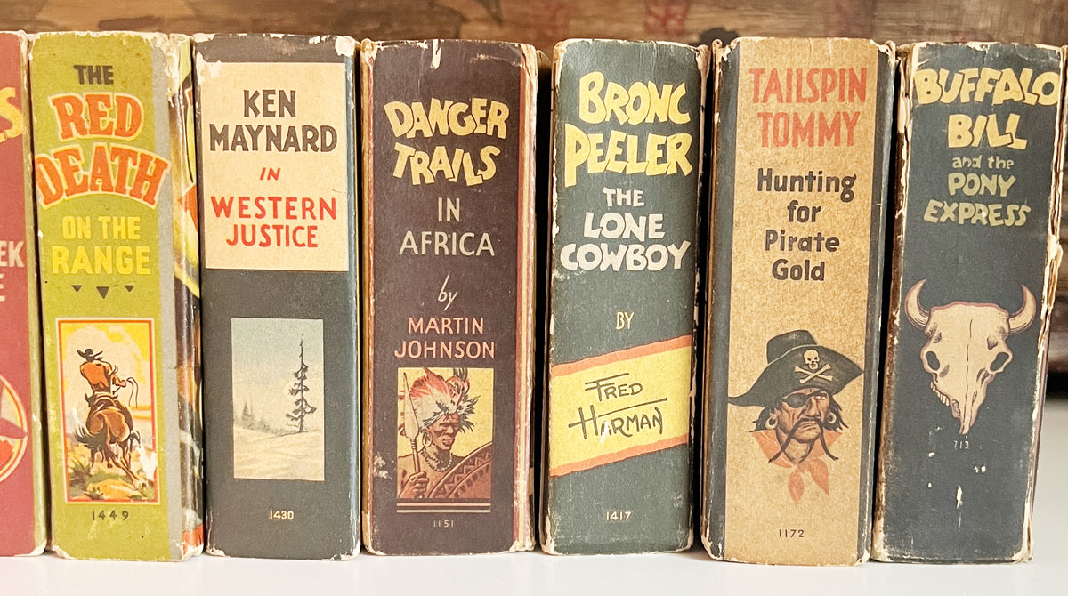 Whitman Big Little Books Set of 12 - Westerns 1930s