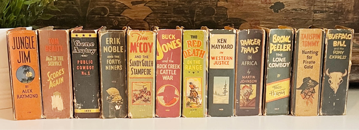 Whitman Big Little Books Set of 12 - Westerns 1930s