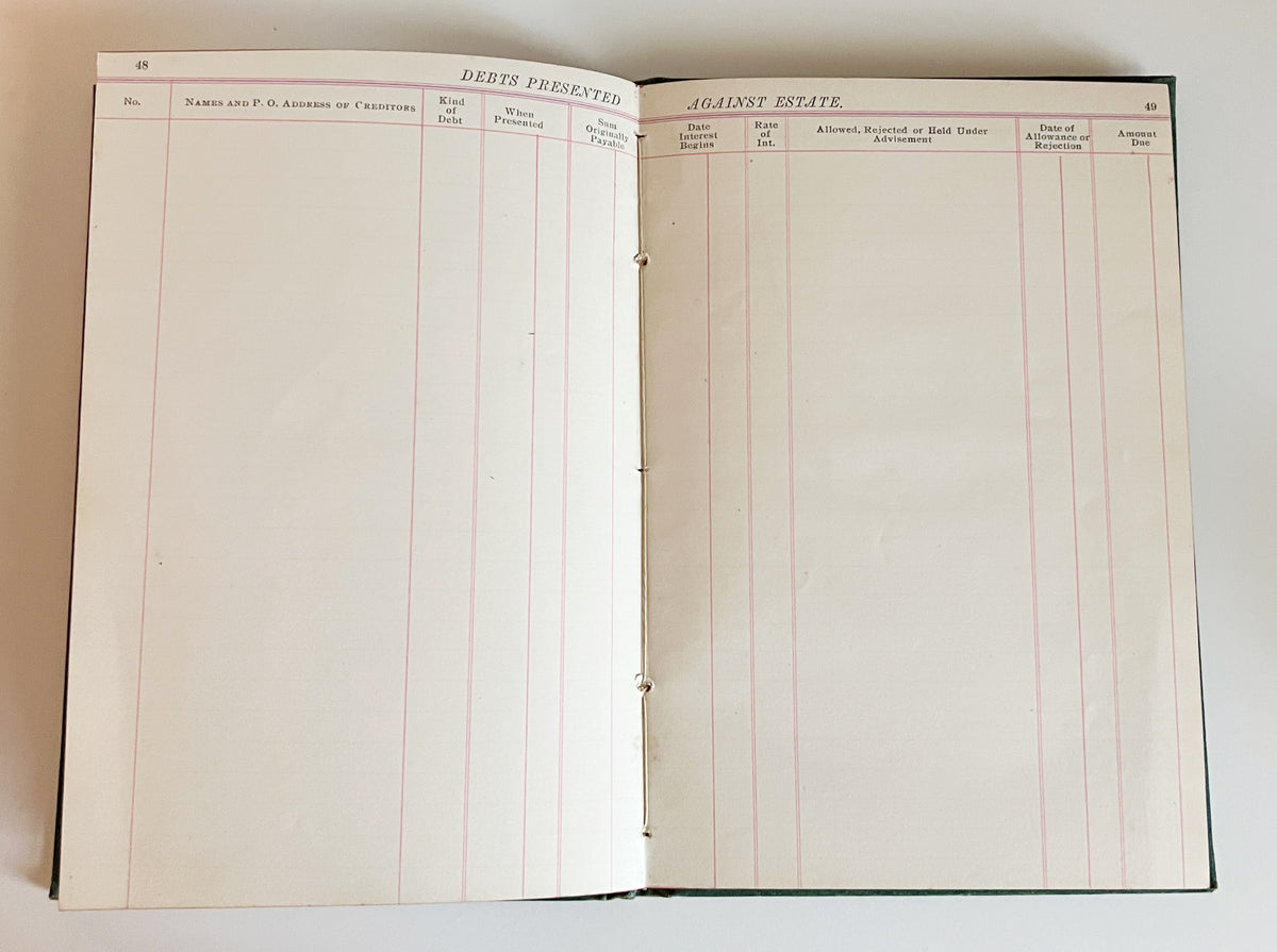Administrators and Executers Account Guide & Form Book - Ruggles Gale, 1906