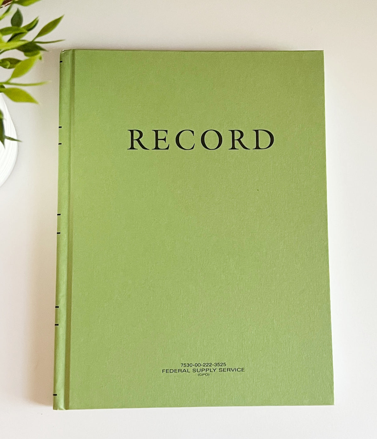 Federal Supply Service Notebook - Model #7530-00-222-3525, 1970s