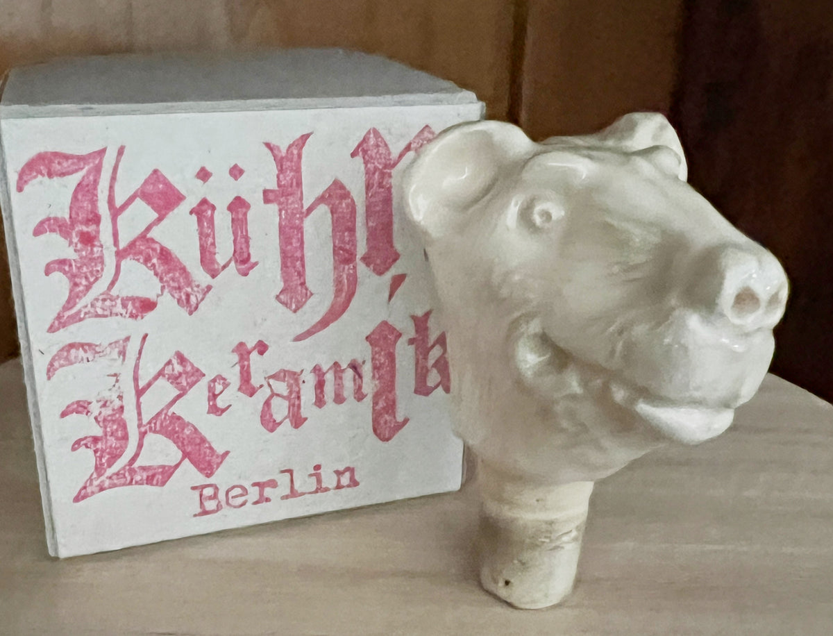 Kuhn Keramik, Berlin Bear Cork Topper - NEW