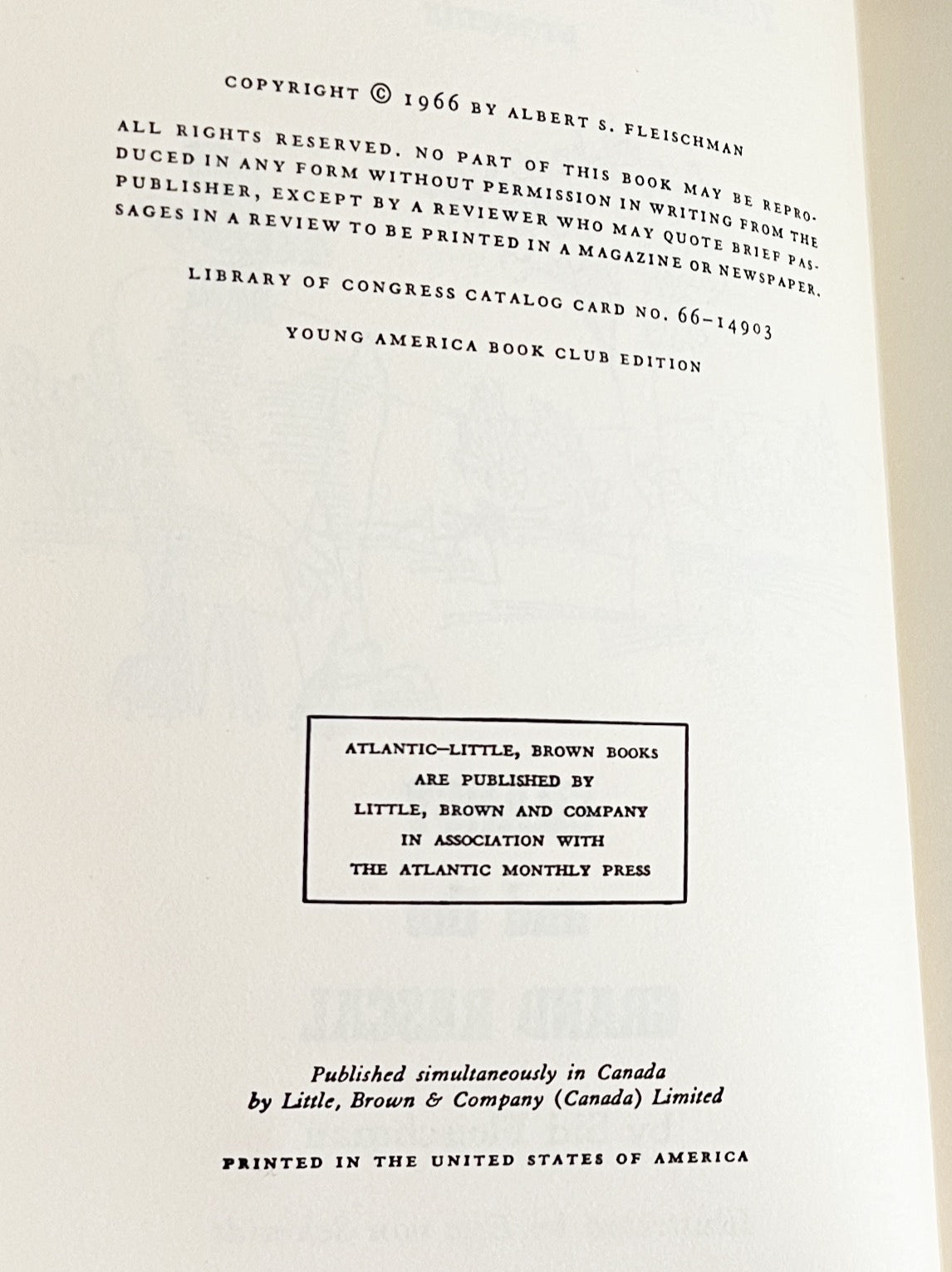 Chancy and the Grand Rascal - Sid Fleischman, 1966