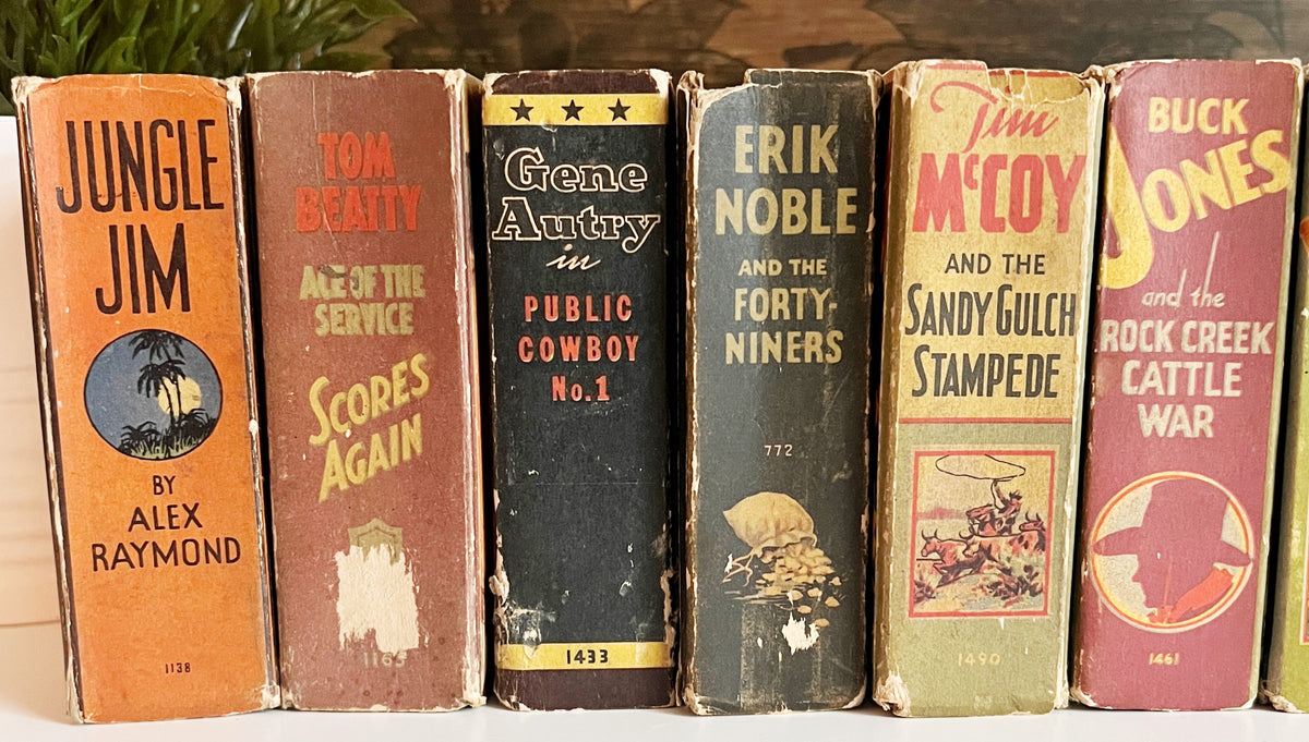 Whitman Big Little Books Set of 12 - Westerns 1930s