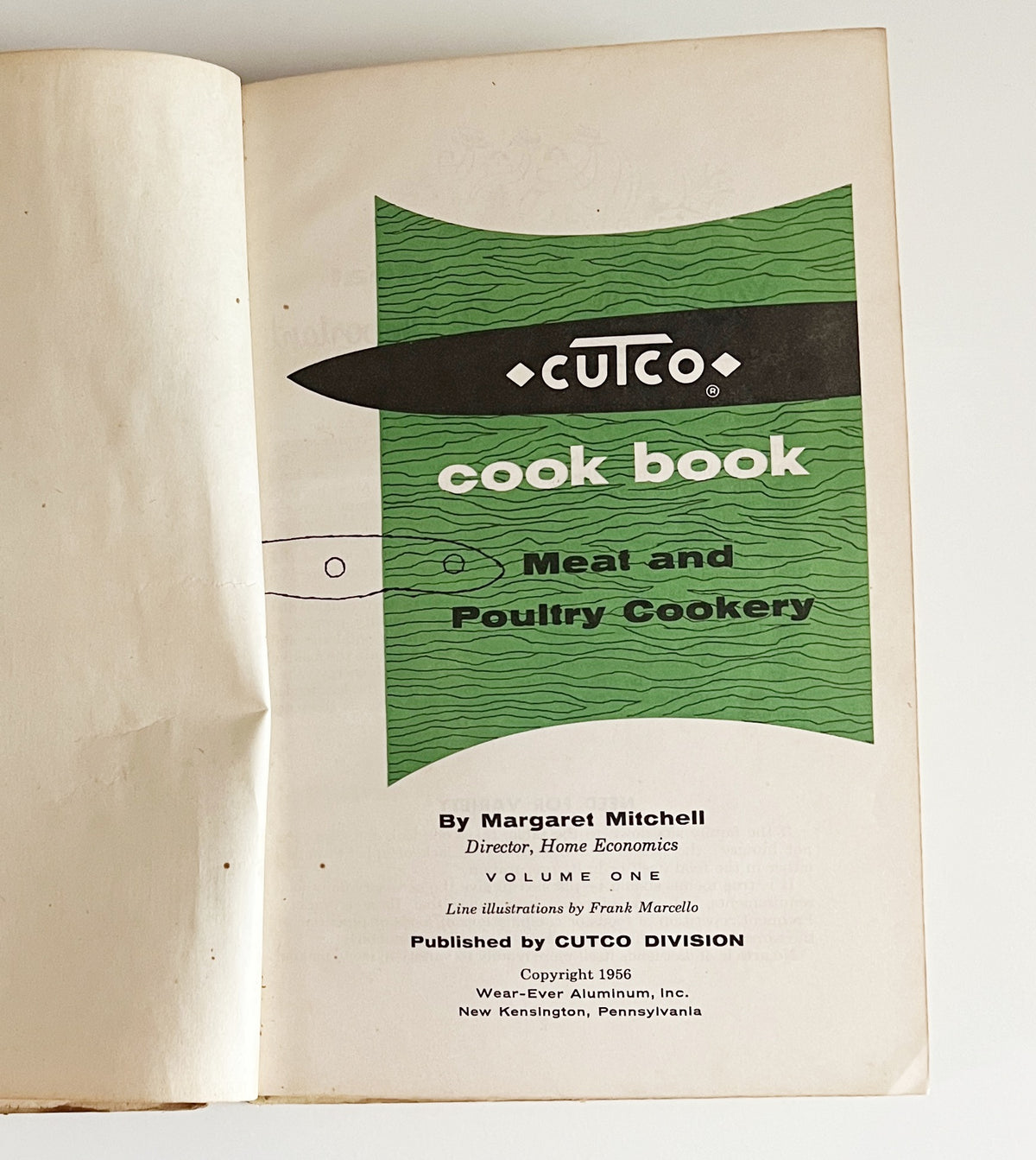 Cutco Cook Book Volume I - Cutco Division, 1956