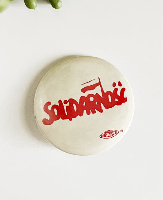 Polish Solidarity Pin - 1980s