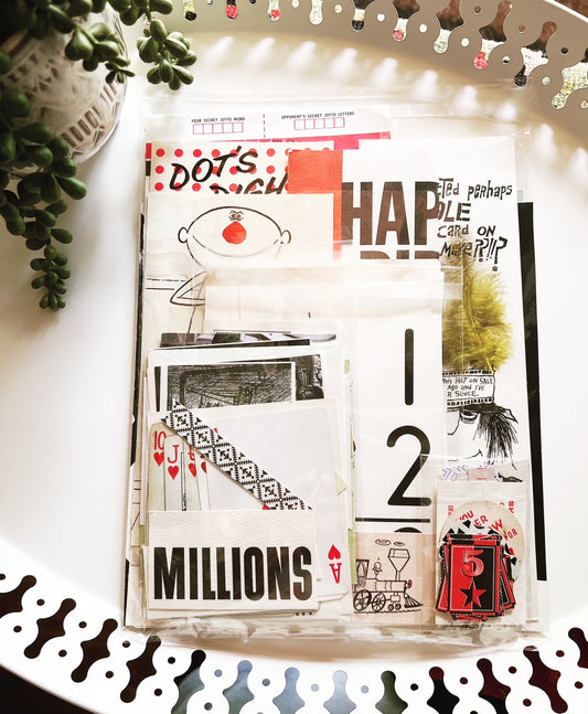Black, White, & Red: Junk Journal Pack