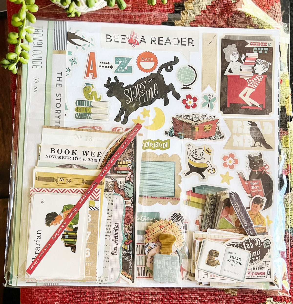 Shhh Library: De-Stash Scrap Pack