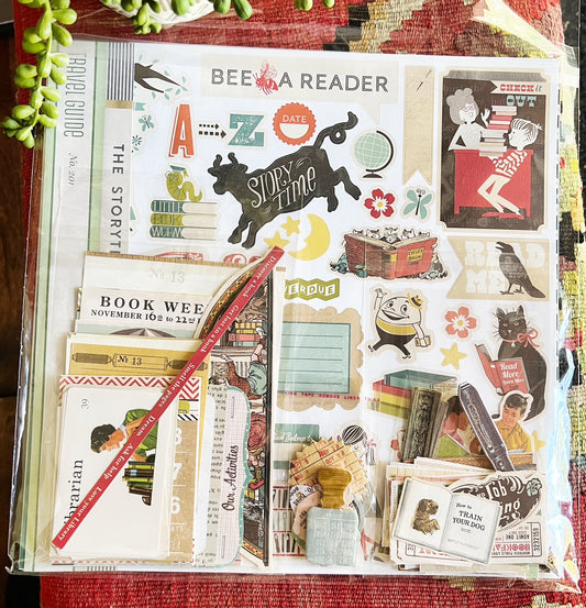 Shhh Library: De-Stash Scrap Pack
