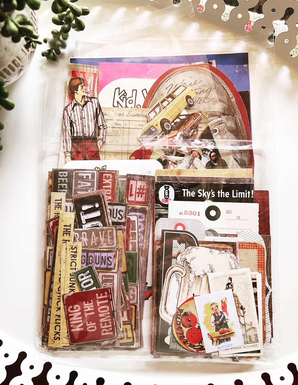 It's Raining Men - Junk Journal Pack