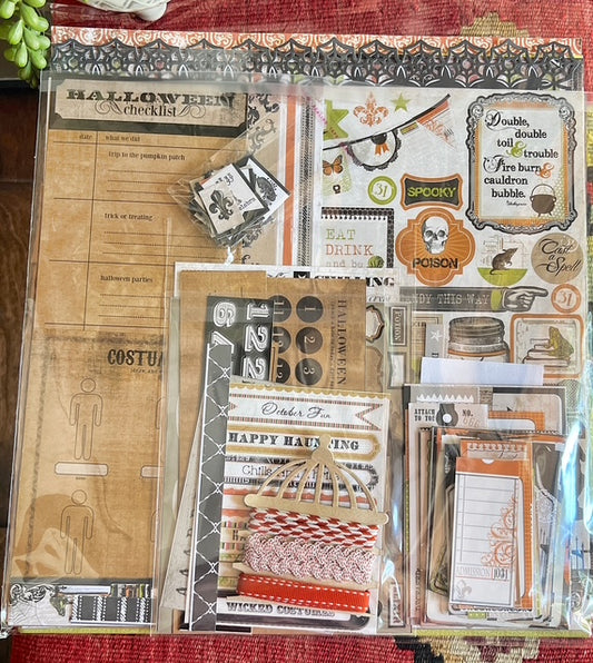 Ooky Spooky: De-Stash Scrap Pack