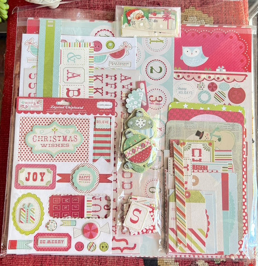 Merry & Bright: De-Stash Scrap Pack