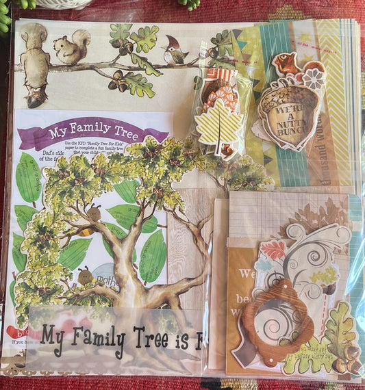 Family Tree: De-Stash Scrap Pack